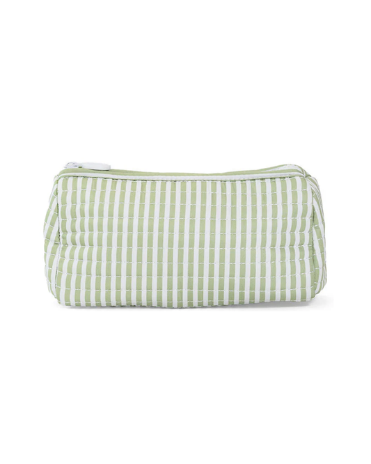 TRVL Quilted Pochette Bag - Pimlico Stripe Sage