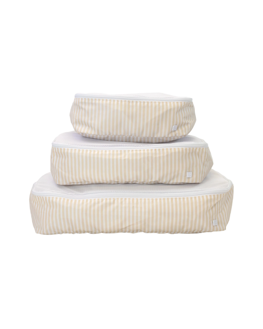 TRVL Packing Cubes - Pimlico Stripe Sand