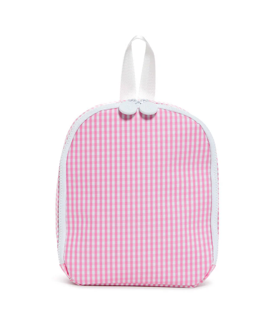 TRVL Bring It Lunch Bag - Gingham Pink