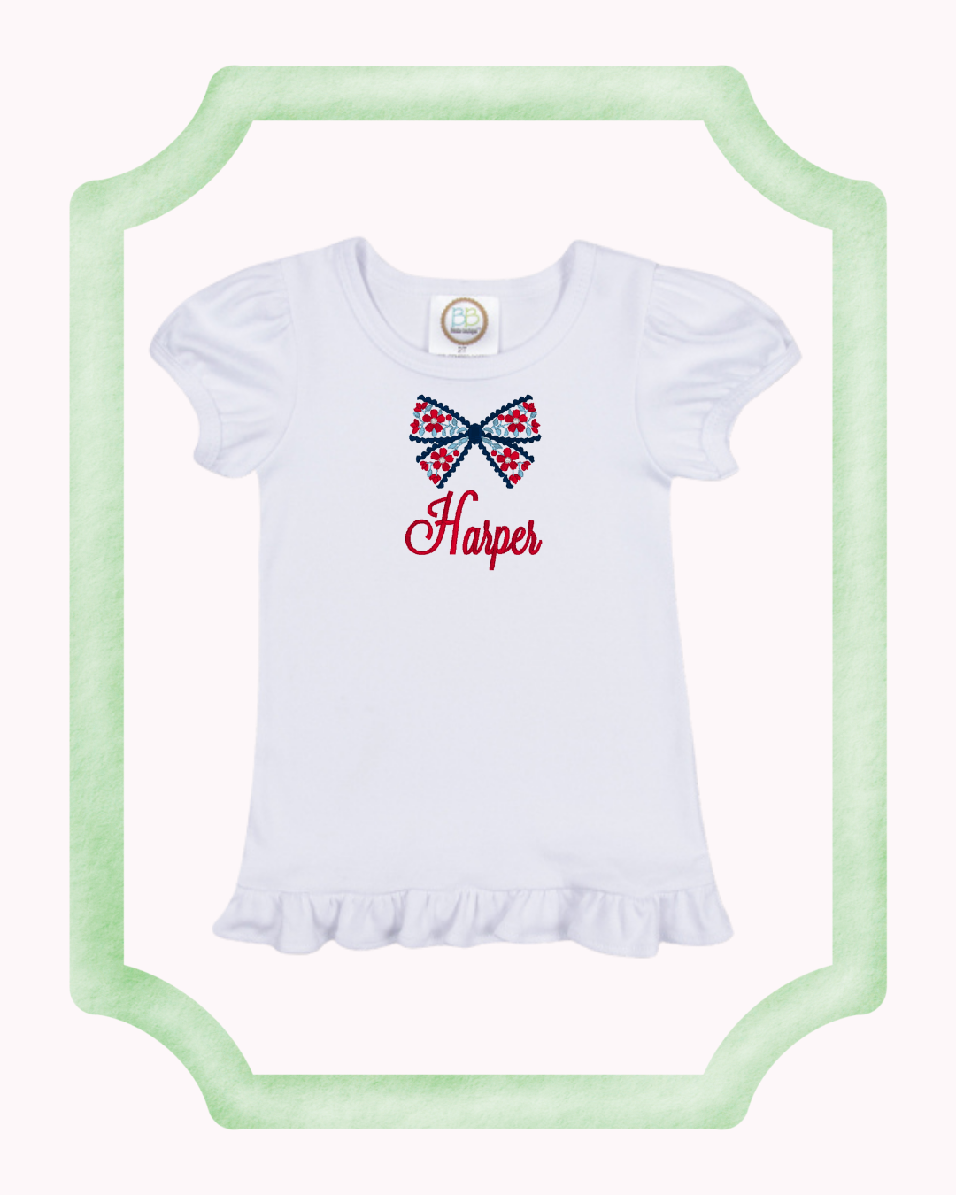 Girls Patriotic Tshirt
