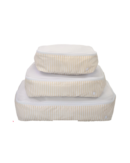 TRVL Packing Cubes - Pimlico Stripe Sand