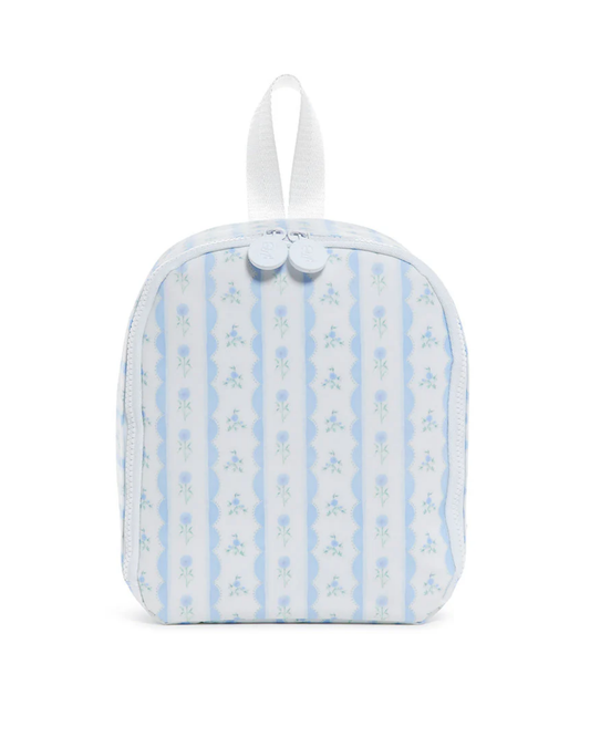 TRVL Bring It Lunch Bag - Ribbon Floral Blue
