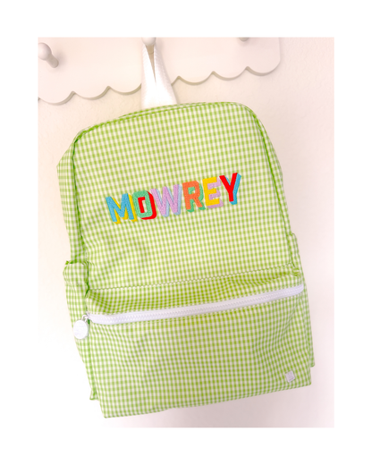 TRVL Backpacker - Gingham Leaf