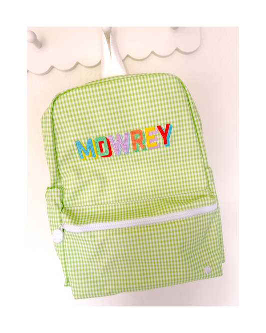 TRVL Backpacker - Gingham Leaf