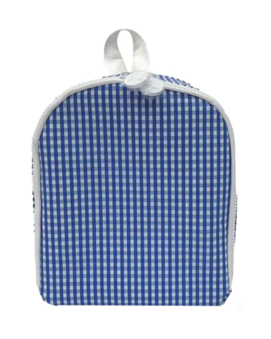 TRVL Bring It Lunch Bag - Gingham Royal