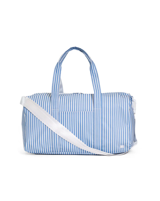 TRVL Weekender Duffel Bag - Pimlico Stripe Chambray