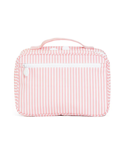 TRVL Bundle Up Hanging Toiletry Bag - Pimlico Stripe Dusty Rose