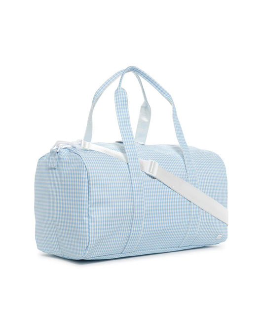 TRVL Weekender Duffel Bag - Gingham Mist