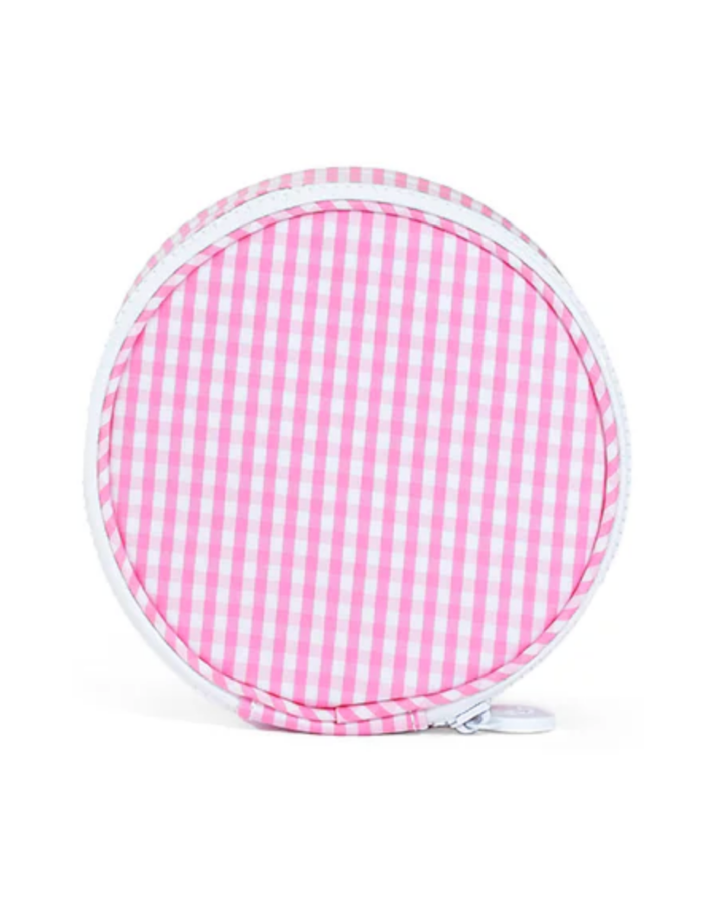 TRVL Jewel Round Case - Gingham Pink
