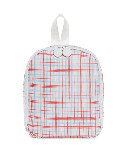 TRVL Bring It Lunch Bag - Classic Plaid Red