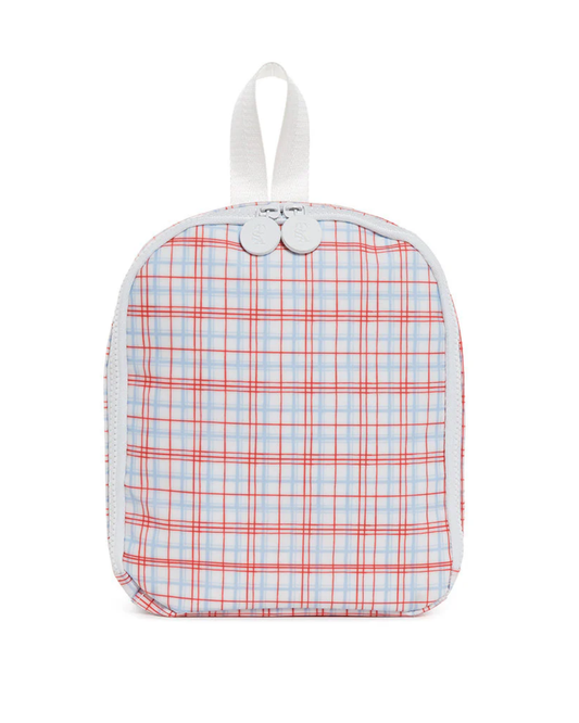 TRVL Bring It Lunch Bag - Classic Plaid Red