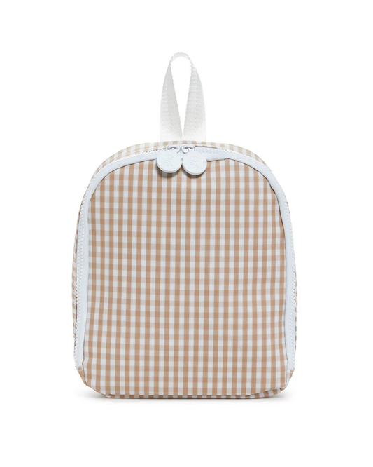TRVL Bring It Lunch Bag - Gingham Khaki