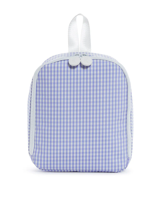 TRVL Bring It Lunch Bag - Gingham Lilac