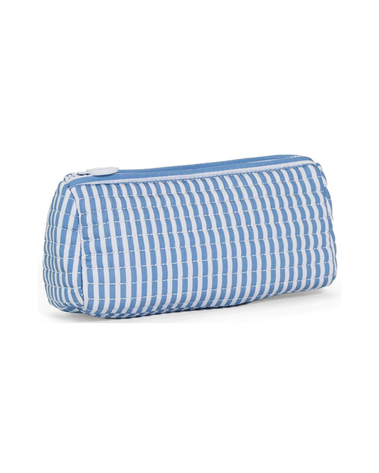 TRVL Quilted Pochette Bag - Pimlico Stripe Chambray