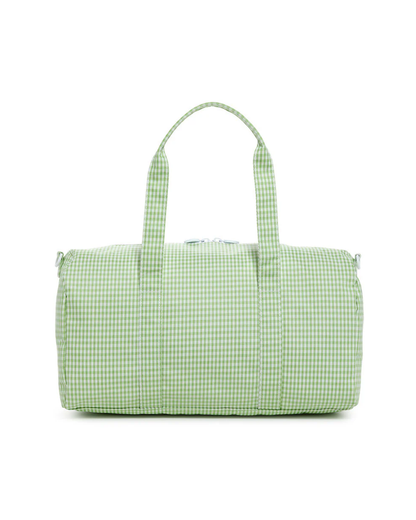 TRVL Weekender Duffel Bag - Gingham Leaf