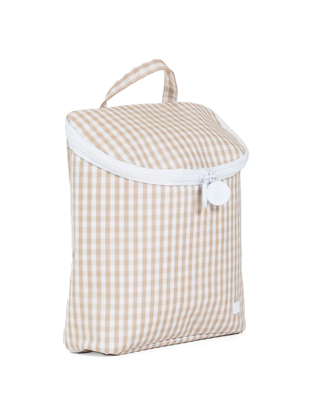 TRVL Take Away Insulated Lunch Bag - Gingham Khaki