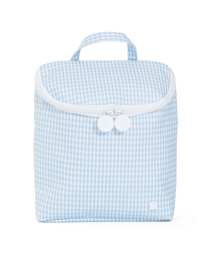 TRVL Take Away Insulated Lunch Bag - Gingham Mist
