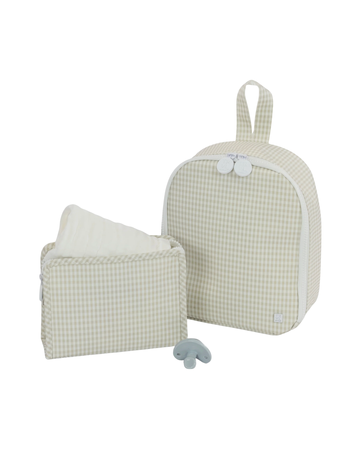 TRVL Bring It Lunch Bag - Gingham Pearl Grey