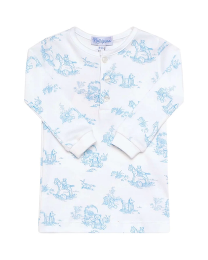 Nellapima Blue Toile Baby Pajamas