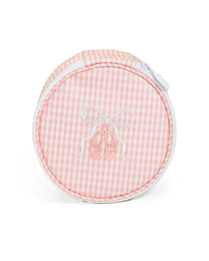 TRVL Jewel Round Case - Ballet Pink