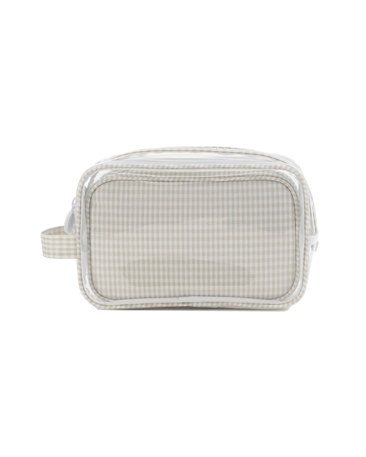 TRVL Duo Gingham Clear - Gingham Pearl Grey