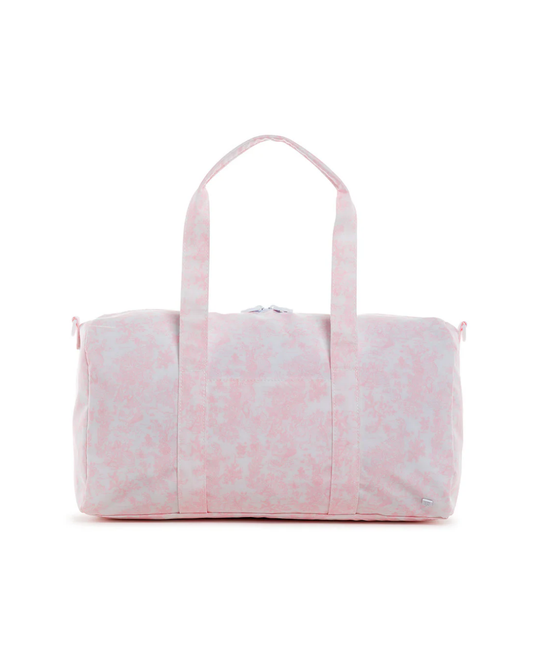 TRVL Weekender Duffel Bag - Bunny Toile Pink