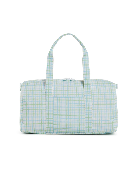 TRVL Weekender Duffel Bag - Classic Plaid Green