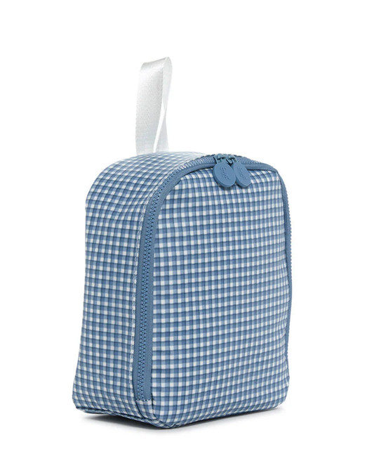 TRVL Bring It Lunch Bag - Rodeo Check Indigo