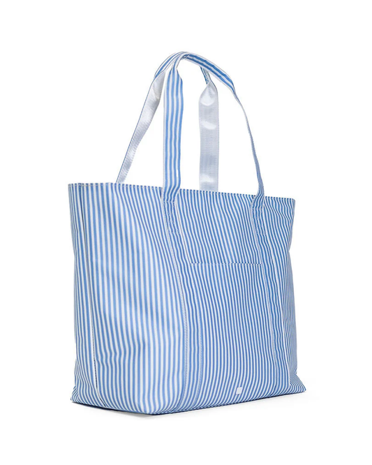 TRVL Jumbo Tote - Pimlico Stripe Chambray