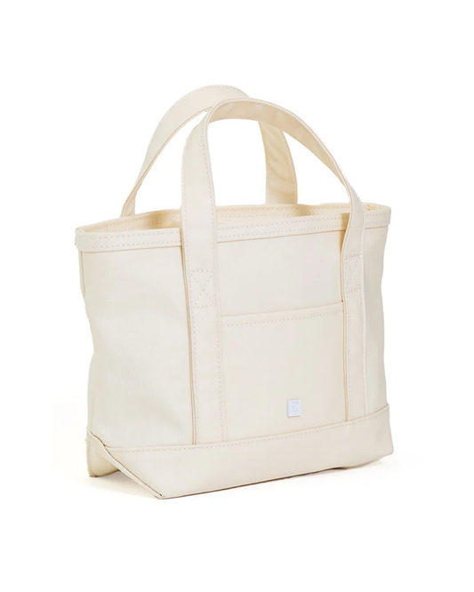 TRVL Mini Tote - Coated Canvas Natural