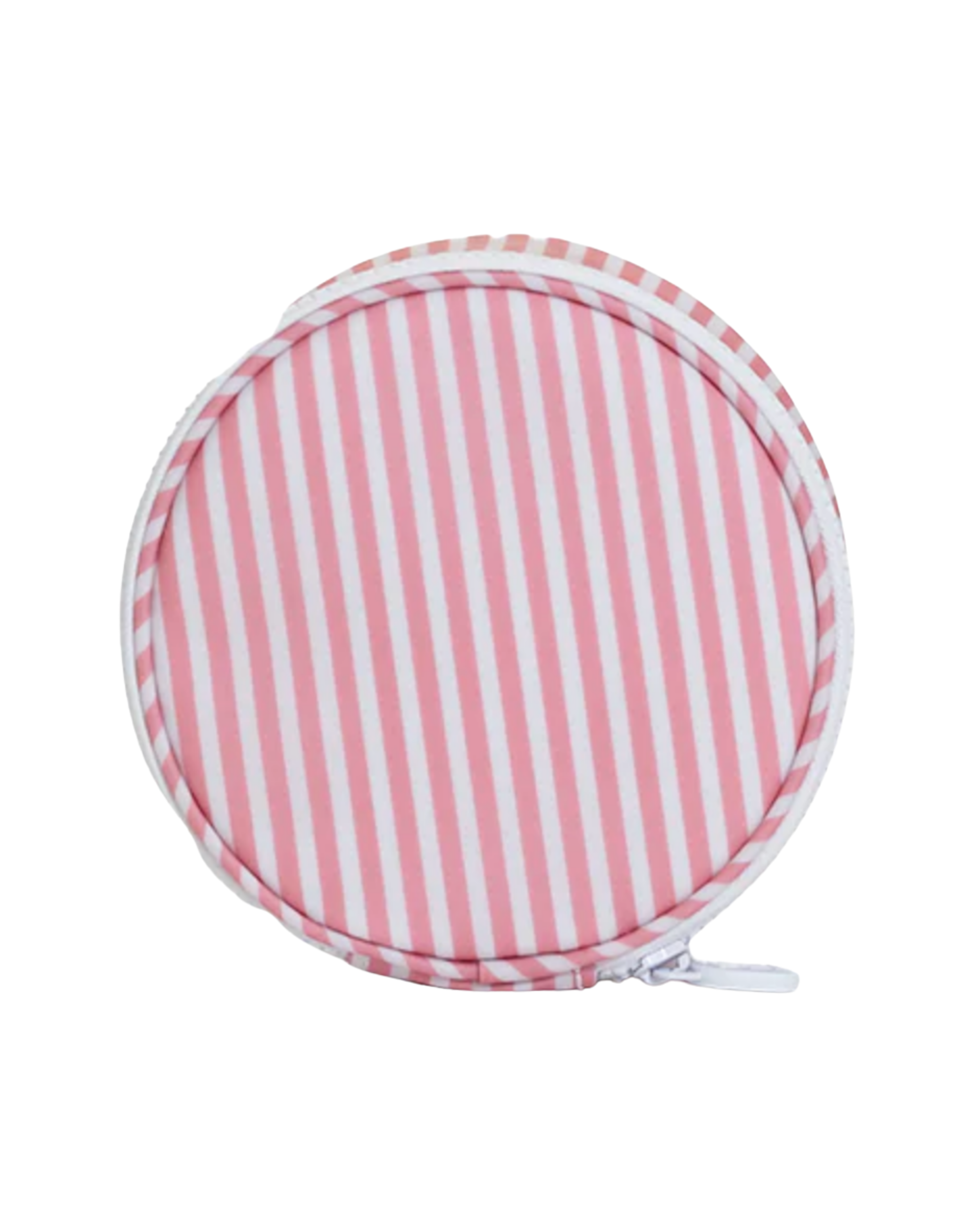 TRVL Jewel Round Case - Pimlico Stripe Dusty Rose