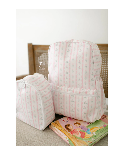 TRVL Bring It Lunch Bag - Ribbon Floral Pink