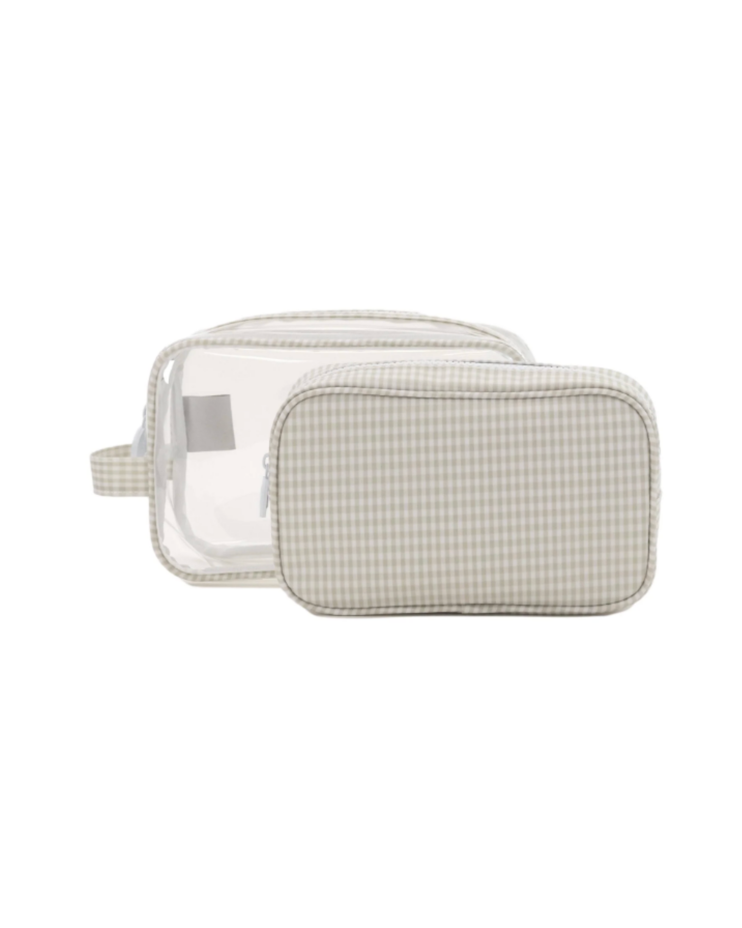 TRVL Duo Gingham Clear - Gingham Pearl Grey