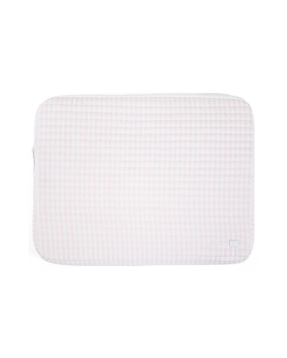 TRVL Quilted Laptop Sleeve - Pimlico Stripe Pink