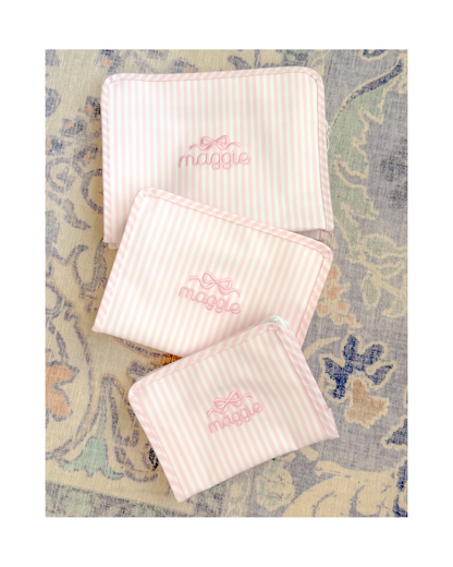TRVL Roadie - Pimlico Stripe Pink