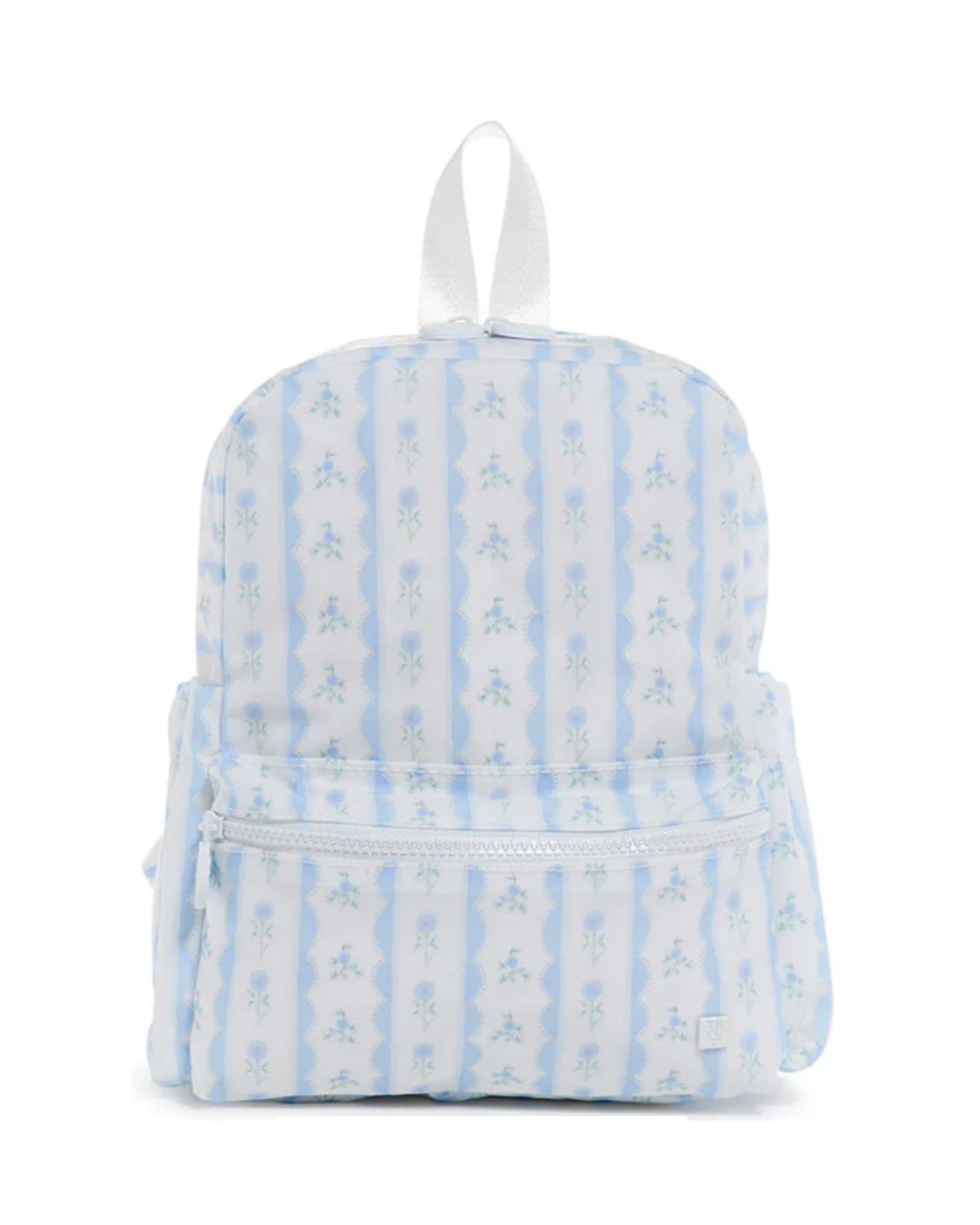 TRVL Mini Backer - Ribbon Floral Blue – The Tiny Duckie