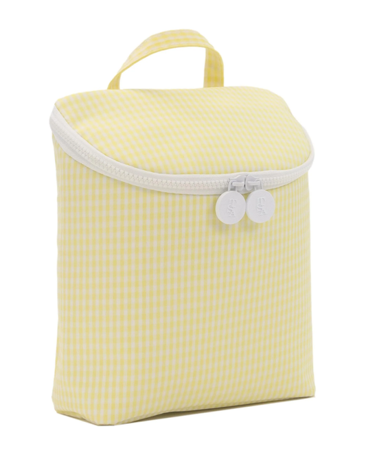TRVL Take Away Insulated Lunch Bag - Gingham Buttercup