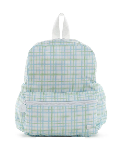 TRVL Mini Backer - Classic Plaid Green