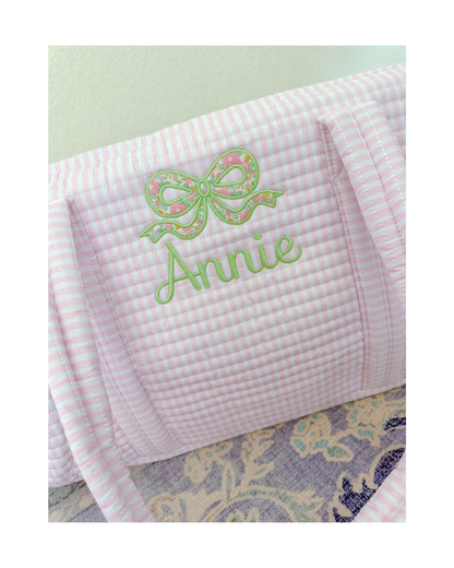 TRVL Quilted Grande Duffel - Pimlico Stripe Pink