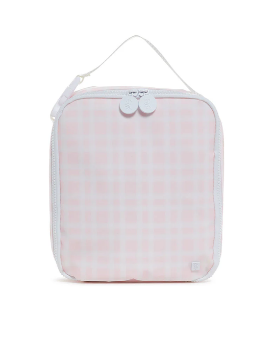 TRVL Insulated Lunch Bag - Pimlico Plaid Pink