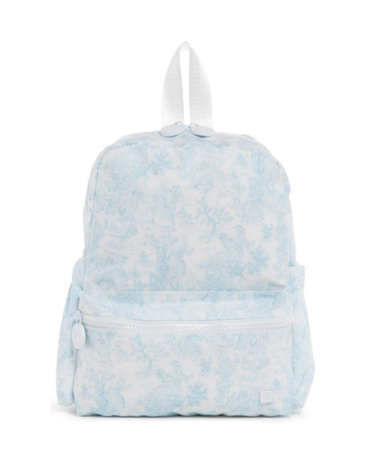 TRVL Mini Backer - Bunny Toile Blue