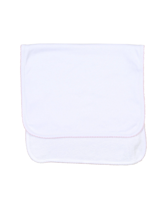 Magnolia Baby Picot Trim Burp Cloth