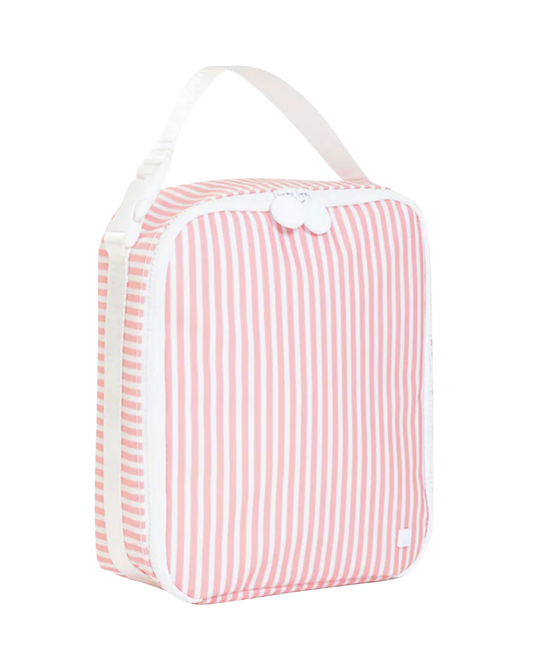 TRVL Insulated Lunch Bag - Pimlico Stripe Dusty Rose