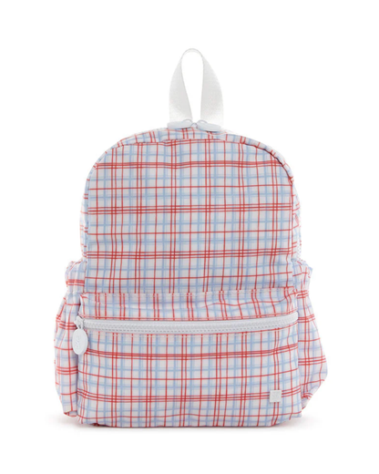 TRVL Mini Backer - Classic Plaid Red