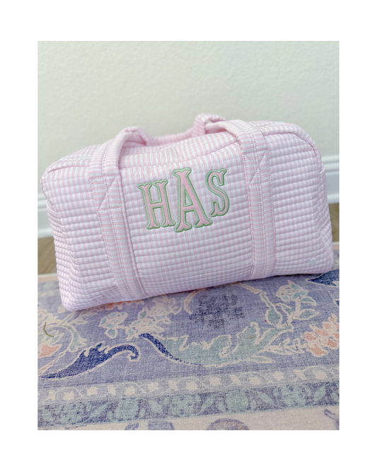 TRVL Quilted Grande Duffel - Pimlico Stripe Pink