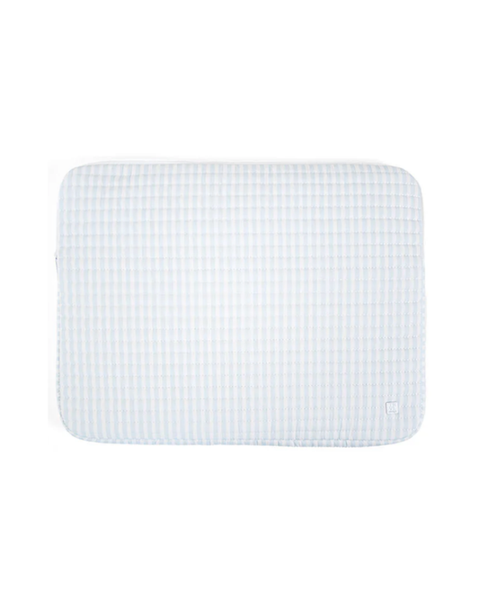 TRVL Quilted Laptop Sleeve - Pimlico Stripe Blue