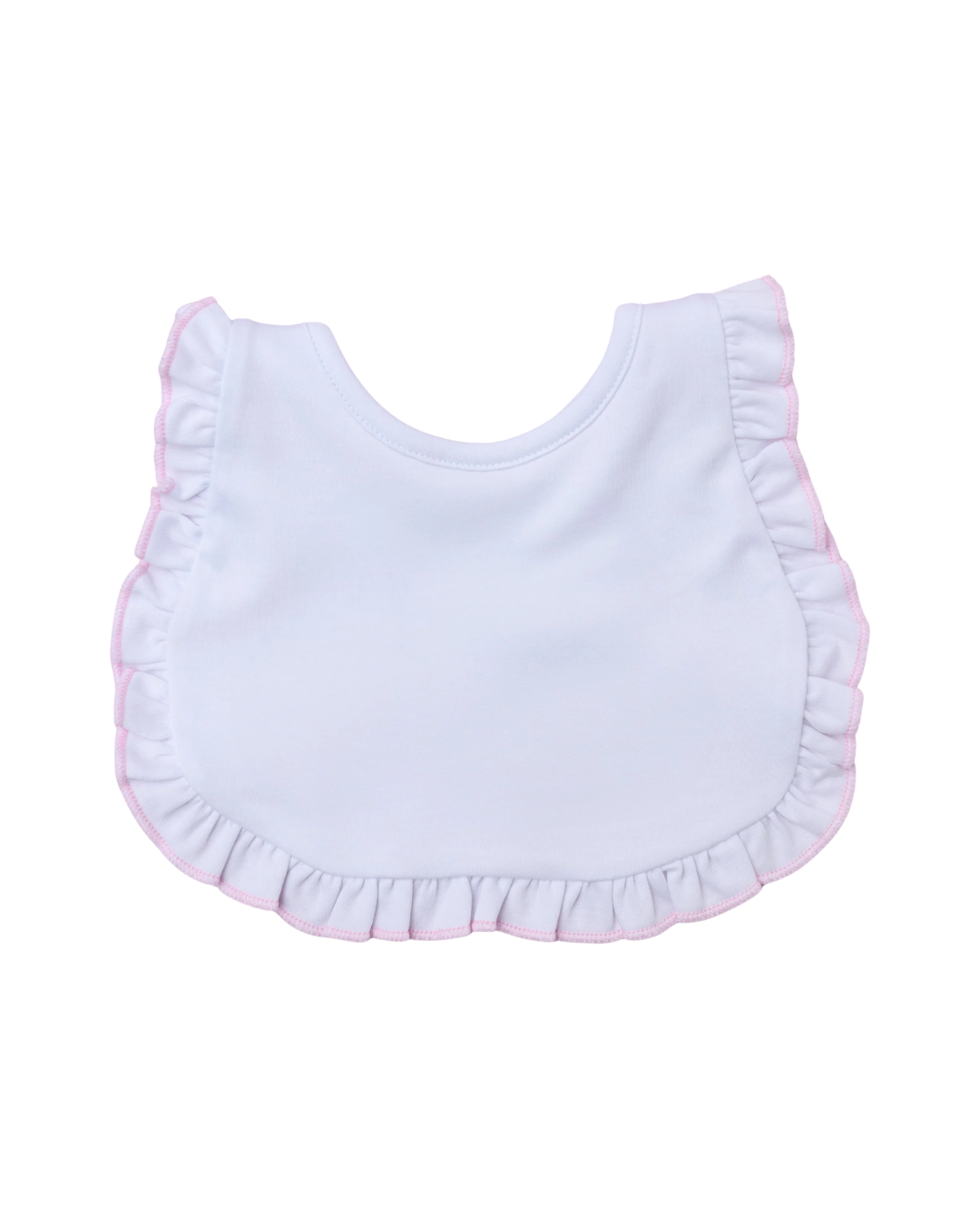 Magnolia Baby Ruffle Bib front view