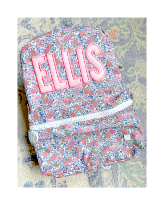 TRVL Mini Backer - TRVL Mini Backpack in Garden Floral print