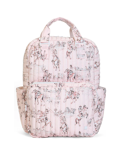 TRVL Quilted All You Need Diaper Bag - Cowgirl Toile