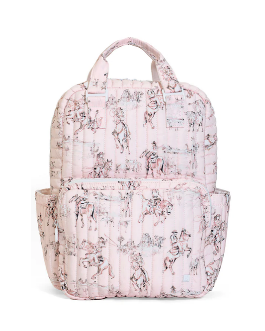 TRVL Quilted All You Need Diaper Bag - Cowgirl Toile